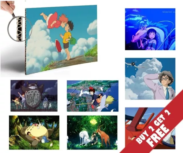 HAYAO MIYAZAKI A4 POSTERS Valentines Day Gift Great Anime Films Wall Art Prints