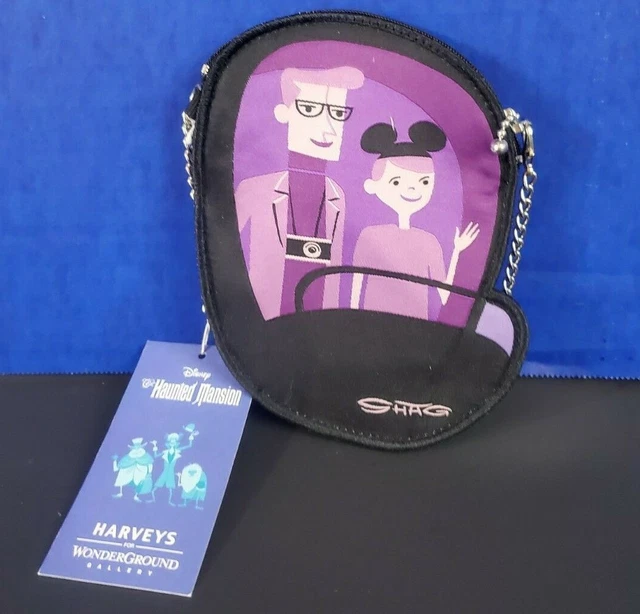 DISNEY HARVEYS SHAG Haunted Mansion 50th Anniversary Coin Purse Doom