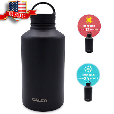 CALCA 64oz Stainless Steel Water Bottle Double Wall Vacuum Insulated Travel Cup