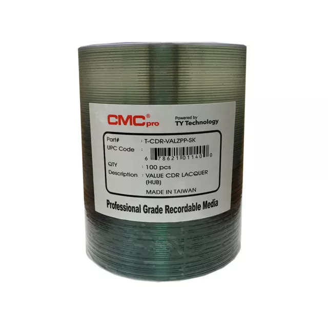 JVC Taiyo Yuden CMC Pro Value CD-R Sample Disc 52X Silver Thermal Lacquer Print.