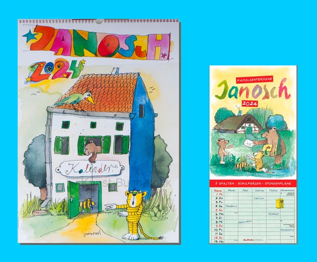 * JANOSCH POSTERKALENDER 2024 + JANOSCH TERMINE 2024 - 2 Janosch