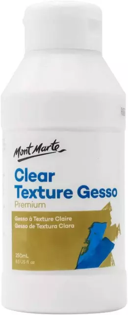 Mont Marte Gesso Primer - Clear Texture Gesso 250Ml