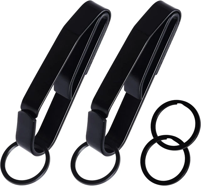 2 Pcs Tactical Belt Key Ring Holder Police Key For Duty Belt Law Enforcement NEW
