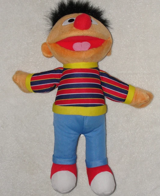 Sesame Street Plush Ernie Doll Mattel Fisher Price Stuffed Toy 15" 2009 3