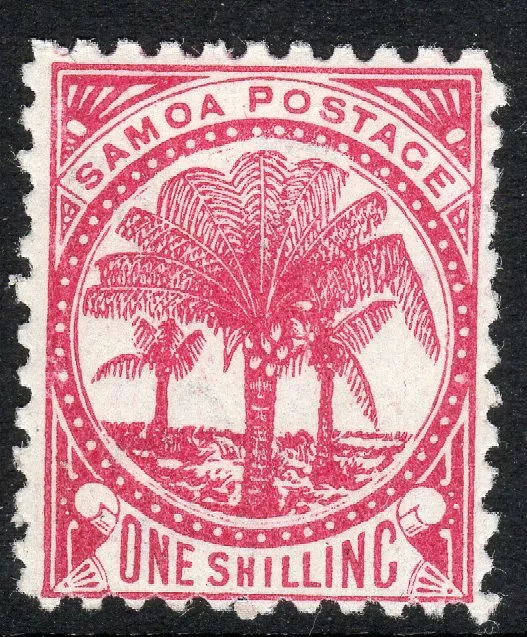 Samoa 1895 Rose 1 Perf 11 Postfrisch SG63