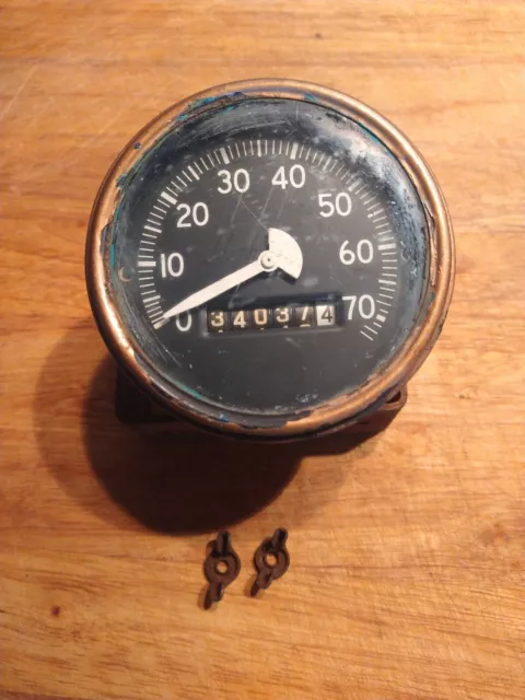 KS 40904 Willys  Series Jeeps, MB, GPW, CJ2A, CJ3A , CJ3B Speedometer - 70 MPH