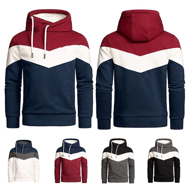 Uomo Felpe Maglione Felpa Coulisse Manica Lunga Tuta da Ginnastica Top M-3XL ⭐