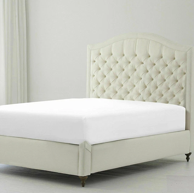 Extra Deep Pocket White 1 PC Fitted Sheet - Twin/Full/Queen/King/Cal King Size