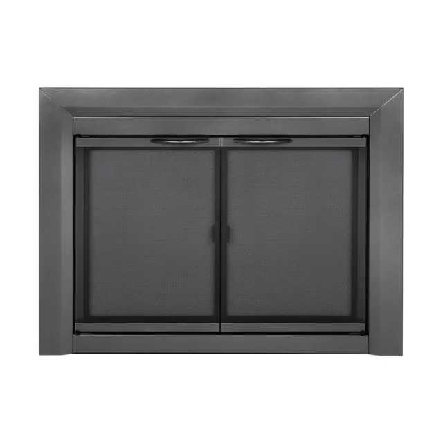 Pleasant Hearth CL-3002 Carlisle Large 43.50" x 31" Fireplace - Gunmetal