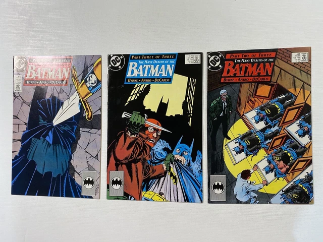 Batman #433-435 in VF/NM — The Many Deaths of the Batman Set, 1989