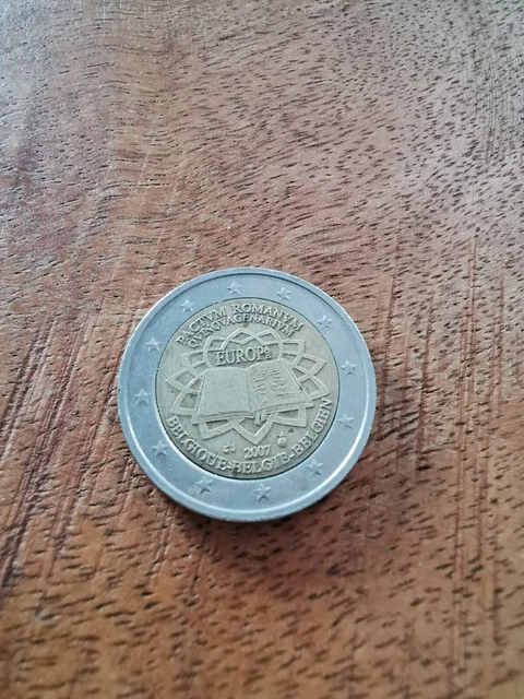 2 Euro Römische Verträge 2007 D Wert 2 EURO MÜNZE Pactum Romanum Belgien Verträge 2007 | Sammlerstück | EUR