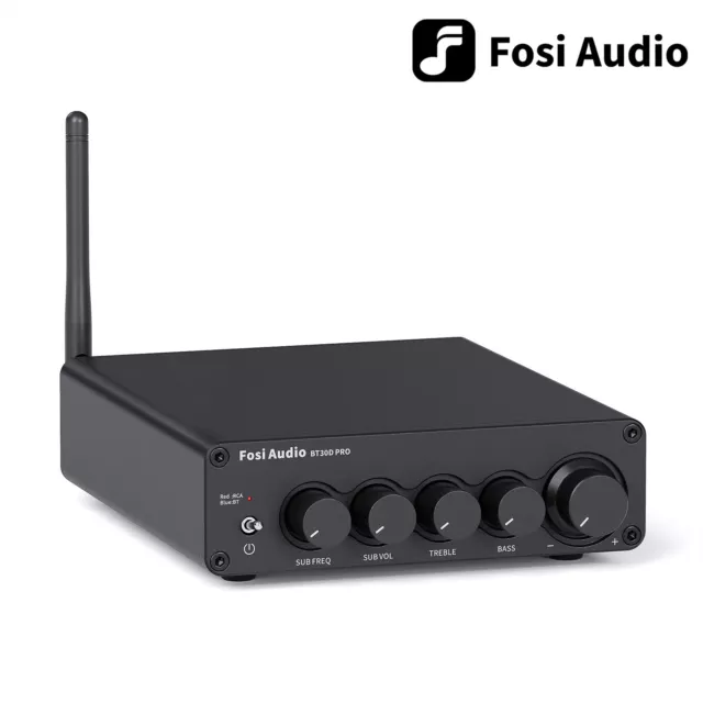 2022 NUOVO Fosi Audio BT30D PRO Ricevitore Bluetooth 5.0 Amplificatore Classe D HiFi Amp