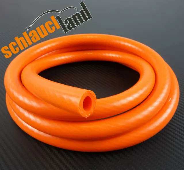 1m Silikonschlauch VARIO orange ID 5mm *** Unterdruckschlauch Gewebeschlauch