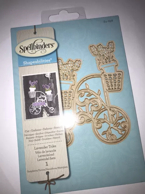 Spellbinders Shapeabilities Lavender Trike Cutting Die - S4-838