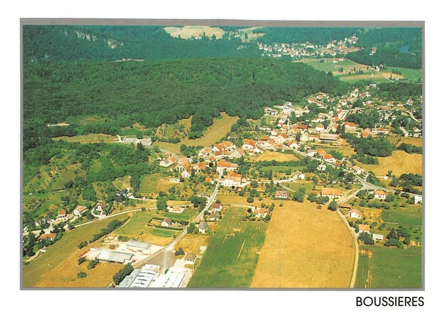 BOUSSIERES - vue générale aérienne