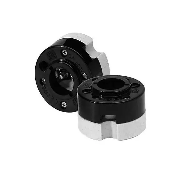 Montaggio Houben BY22d 990308 nero portalampada attacco in plastica