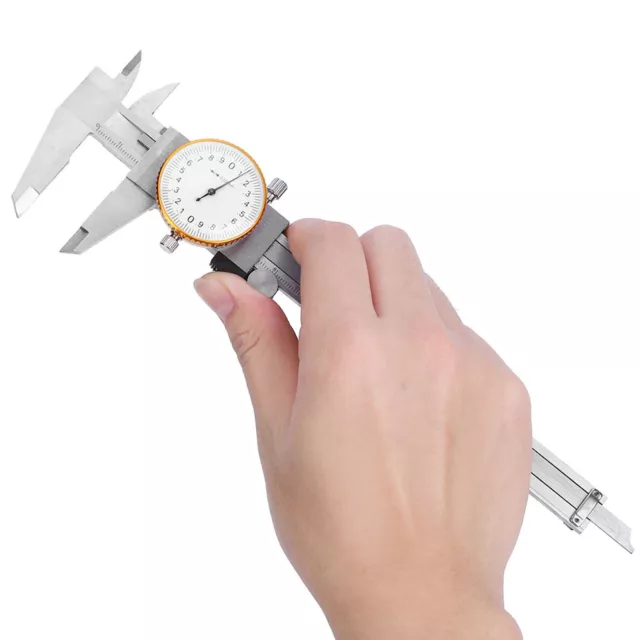 0150mm/0.02mm Shockproof Vernier Caliper Accuracy Gauge Measuring Tool☯