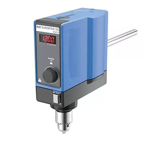 NEW ! IKA Eurostar 100 DIGITAL Overhead Stirrer, Max. Stirring 100L, 4238101