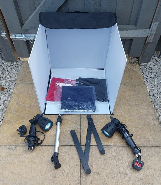 Caja de luz de estudio fotográfico portátil KONIG múltiples fondos