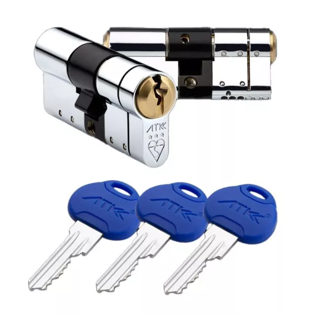 Avocet ATK 3 Star Door Lock Ultra Secure Euro Cylinder