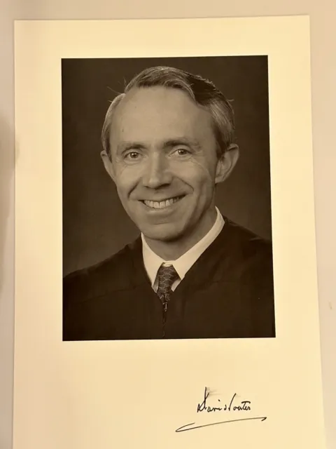 Supreme Court Justice David Souter  - 6x9" AUTOGRAPHED Photo