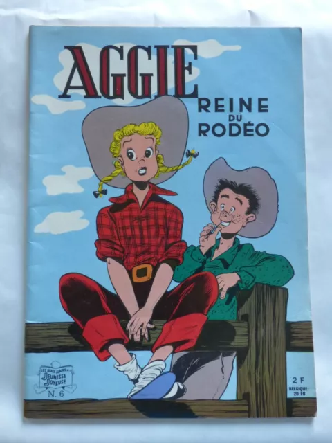 AGGIE n° 6  REINE DU RODEO  REED 1971  TBE  PAPIER PLASTIFIE