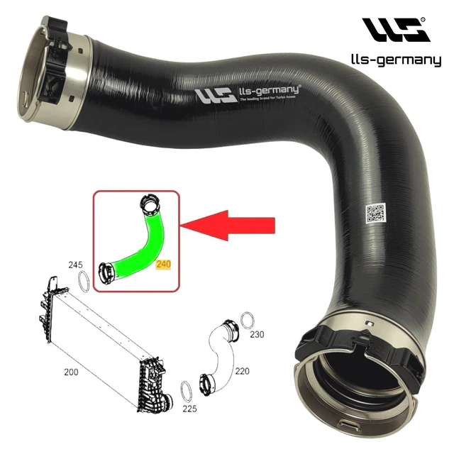 Durite De Turbo YOU.S Pour Mercedes E-Klasse (W211) 280 320 CDI - NEUVE