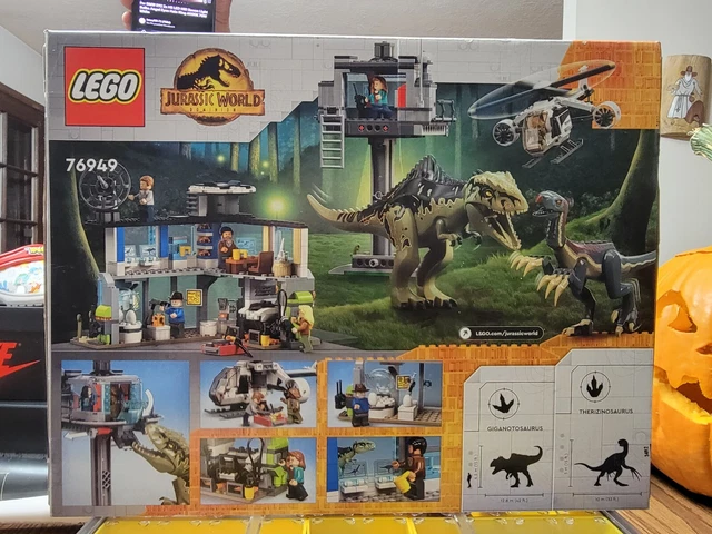 LEGO JURASSIC WORLD 76949 Gigantosaurus & Therizinosaurus Attack NEW ...