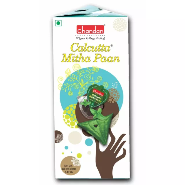 Pan Mukhwas Chandan Calcutta Mitha Pan ohne Supari Sweet Paan 90g 1 x 15 3.17oz