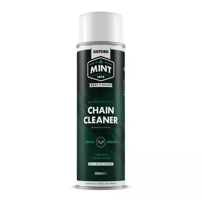 Oxford Mint Motorcycle Chain Cleaner Motorbike Cleaning Spray 500ml