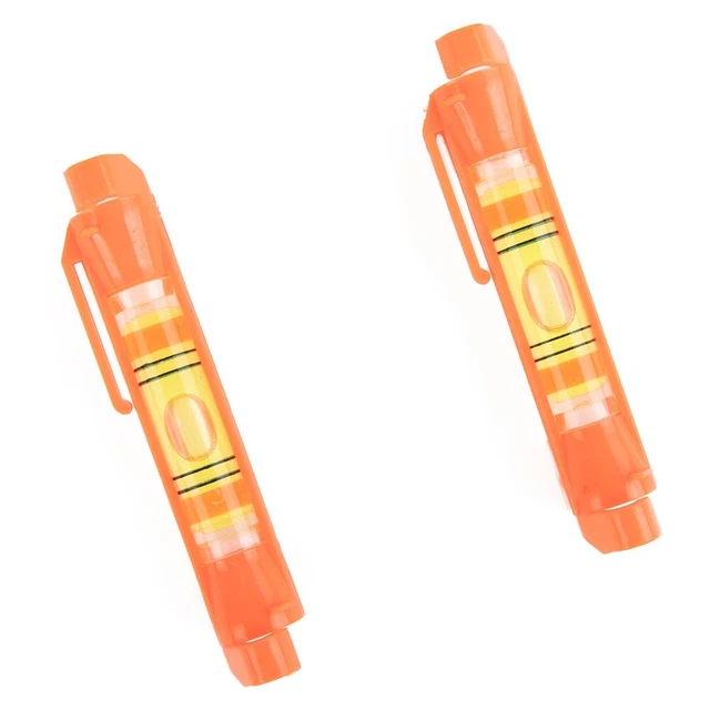Horizontal Bubbles 2pcs Acrylic+plastic Hanging Wire Cascade Mini-level