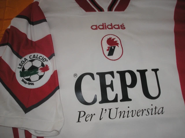 Maillot De Football Parma Errea Manches Longues FW13 TG. S Cassano 99 - Neuf Avec étiquettes - Match Issue