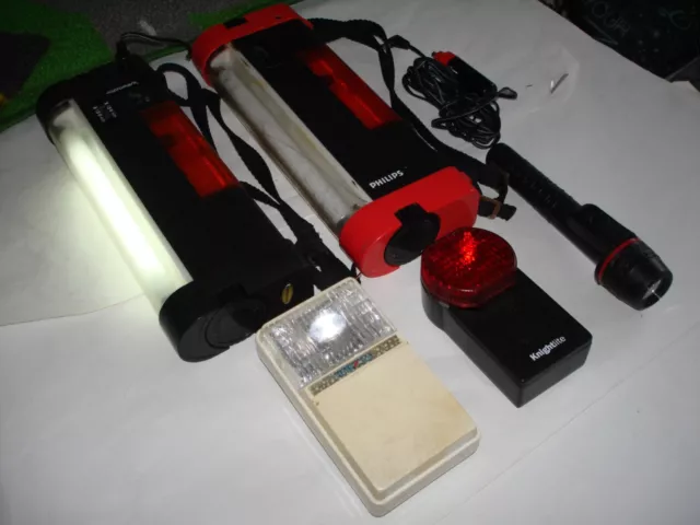 VINTAGE  Torch/ Lamp+ Cycle Lights + Car Lights ( Job Lot)