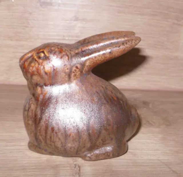 Hase Kaninchen Keramik Deko Vintage Rarität Figur  Neu ca. 7,5 cm