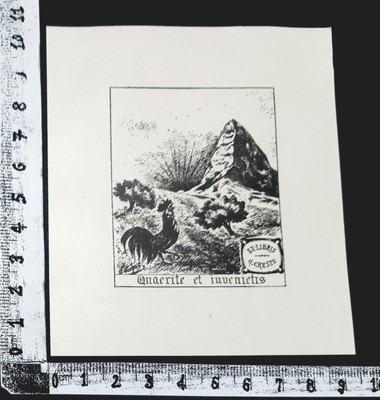 EXLIBRIS 226 " ASTRATTISMO * ALDO GALLI * X ! MARTEGANI " 