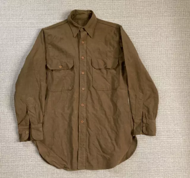 US Army WWII shirt, wool, M1937 enlisted