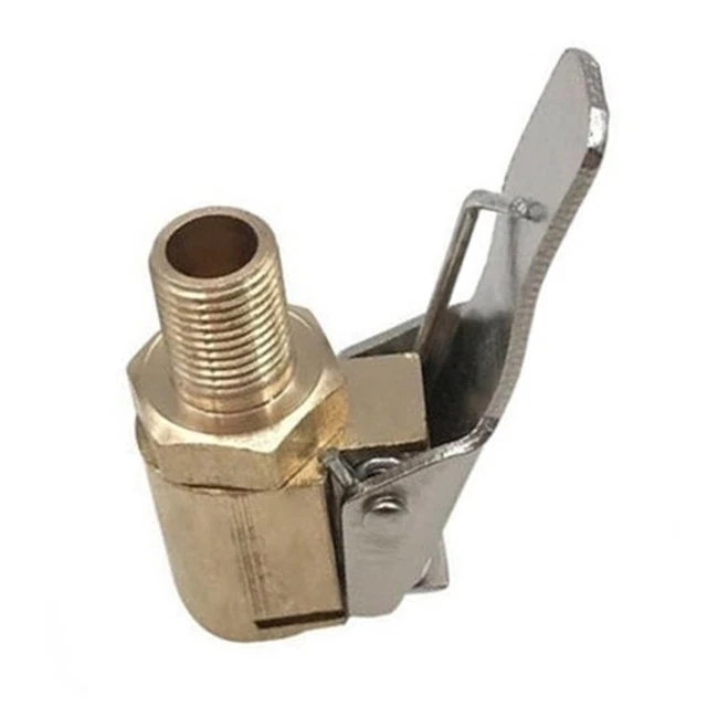 Air Chuck Inflator,8mm Clamp Connector for Car Auto Tyre,Adapter Pump  Clip W2J1
