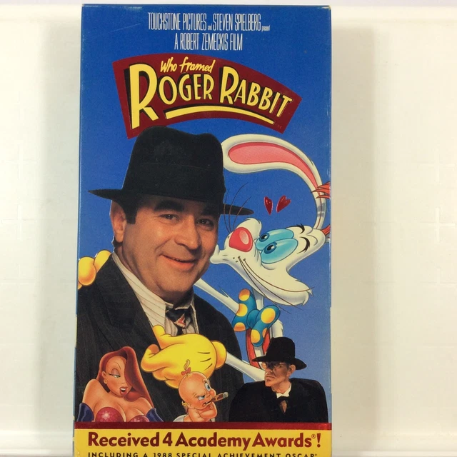 WHO FRAMED ROGER Rabbit VHS 1987 Bob Hoskins Robert Zemeckis Comedy ...