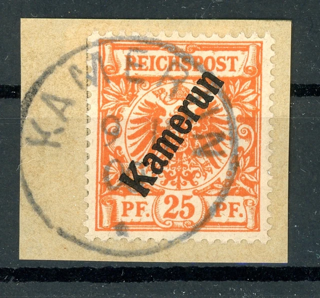 Kolonien Kamerun: Mi.Nr.5b gestempelt, gepr. Jäschke-L. BPP. Mi: 120,-