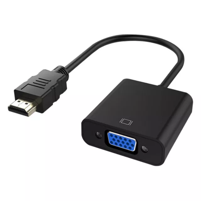 HDMI macho 1080P a VGA hembra cable convertidor adaptador para HDTV 'EL