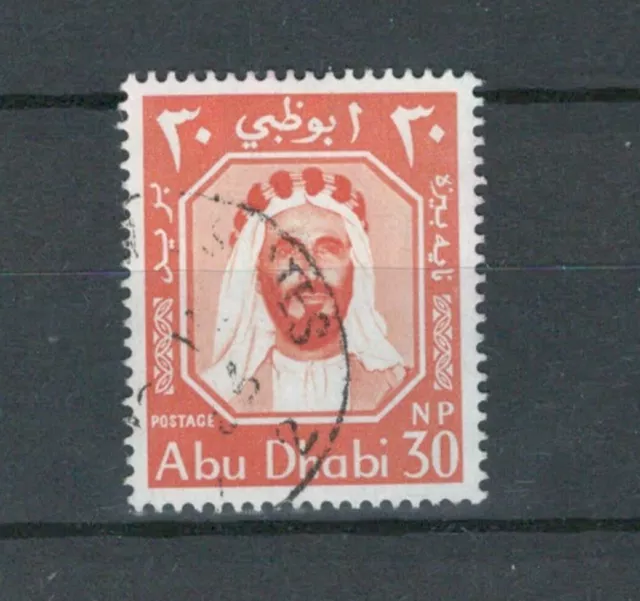 Abu Dhabi Uae Postal Used  Shekh Stamp  Lot (Abdh 785)