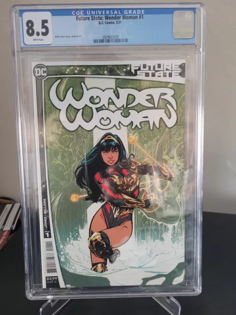 Future State Wonder Woman #1 Cgc 8.5 Graded 1St Full Appearance Of Yara Flor