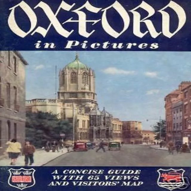 Oxford Guide Illustrata Con Arms Stemmi Araldici Map