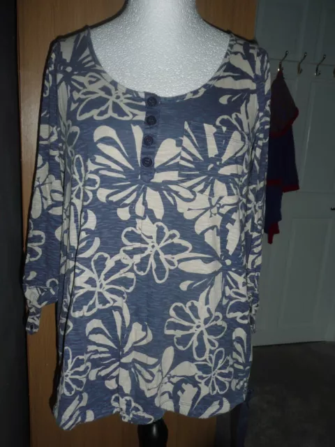 Next Floral Print Maternity Top Size 10