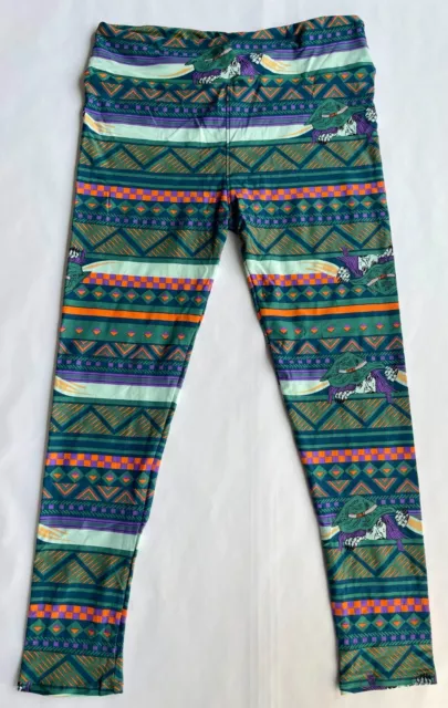 NEW LuLaRoe Halloween TC (12-18) Leggings - Sneaky Creeping Witch Chevron Stripe