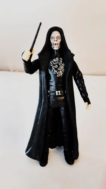 Harry Potter Loose Death Eater Figure with Wand Silver Face Order of the Phoenix
