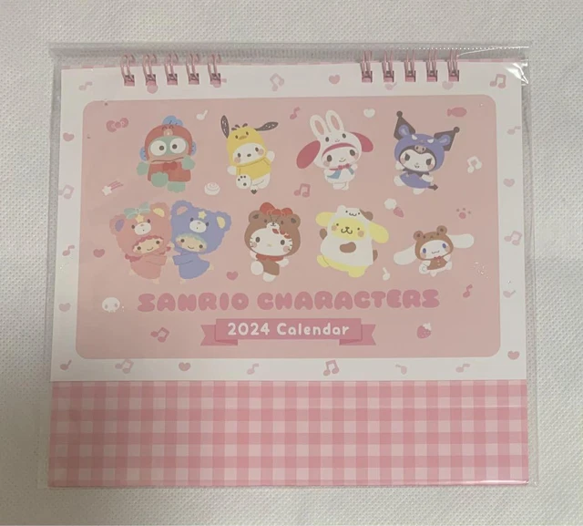 SANRIO CHARACTERS 2024 Desk Ring Calendar 53.19 PicClick