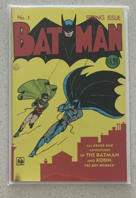 Batman Facsimile Edition Foil Var #1 - 2023 Bob Kane & Jerry Robinson DC Comics