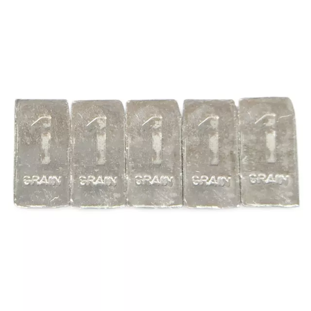 FIVE 1 Troy Grain PLATINUM Bullion Micro Bars Pure.999 Fine Fast Free USA Ship