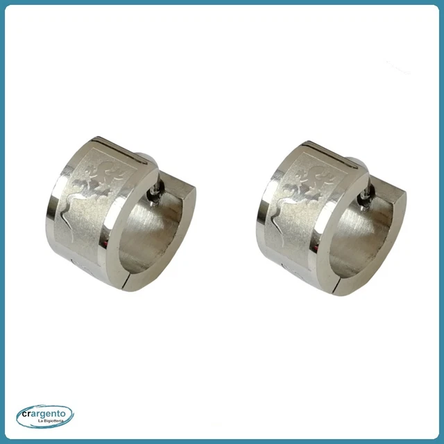 Orecchini Cerchietto In Argento 925 Con Ciondoli Combinabili - Gio - Foto 7